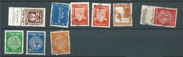 ISRAEL SET 9 STAMPS USED - Gebruikt (zonder Tabs)