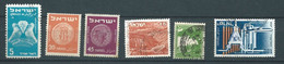 ISRAEL SET 6 STAMPS USED - Oblitérés (sans Tabs)