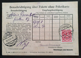 Österreich PORTO 1957, Benachrichtigung HAAG Niederösterreich - Taxe