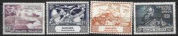 Malaysia  Malacca  1949  SG 18-21    U.P.U.  Unmounted Mint - Malacca