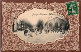 * GROSLAY  Place De La Mairie (carte Dentelle - Gauffrée) - Groslay