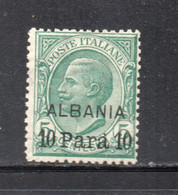 XP3154 - ALBANIA , LEVANTE 1907 : Sassone N. 7  Con Gomma Integra *** MNH. Molto Fresco - Albania