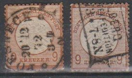 Mi: 27 A,b ;  Used; 1872  Dark Shade Signed Twice - Used Stamps