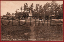 MOCAMBIQUE - MOZAMBIQUE - INHAMBANE - MONUMENTO AOS MORTOS DA GUERRA - 1930 PC - Mozambique