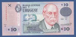 URUGUAY - P. 81a – 10 Pesos Uruguayos 1998 UNC Serie A 05698067 - Uruguay