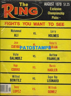 174354 SPORTS REVISTA MAGAZINE THE RING BOX CHAMPIOSHIP MUHAMMAD ALI VS L. HOLMES YEAR 1979 NO POSTCARD - Otros & Sin Clasificación