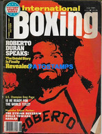 174356 SPORTS BOX REVISTA MAGAZINE BOXING INTERNATIONAL ROBERTO DURAN YEAR 1981 NO POSTCARD - Otros & Sin Clasificación
