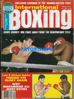 174357 SPORTS BOX REVISTA MAGAZINE BOXING INTERNATIONALGERRY COONEY - LEON & MICHAEL SPINKS YEAR 1981 NO POSTCARD - Sonstige & Ohne Zuordnung