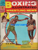 174358 SPORTS BOX REVISTA MAGAZINE BOXING INTERNATIONAL JOEY ARCHER SALDIVAR VS K.O. KING YEAR 1966 NO POSTCARD - Andere & Zonder Classificatie