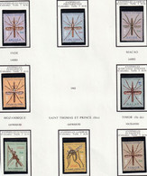 COLONIES PORTUGAISES : Angola, Cap Vert,  India, Guiné, Macau, Moçambique, S. Tomé, Timor - Eradication Paludisme - 1962 - Otros & Sin Clasificación