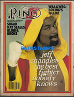 174377 SPORTS REVISTA MAGAZINE THE RING JEFF CHANDLER YEAR 1983 NO POSTCARD - Other & Unclassified