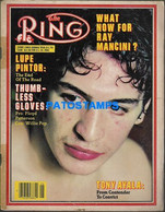 174378 SPORTS REVISTA MAGAZINE THE RING LUPE PINTOR - TONY AYALA YEAR 1983 NO POSTCARD - Autres & Non Classés