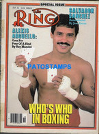 174392 SPORTS REVISTA MAGAZINE THE RING SPECIAL ISSUE ALEXIS ARGUELLO SALVADOR SANCHEZ YEAR 1982 DETAILS NO POSTCARD - Other & Unclassified