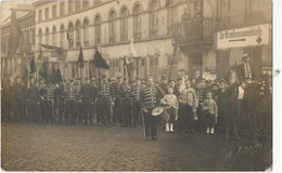 1 -  Lessines - Population Célébrant La Victoire Le 11 Novembre 1918 - Lessines