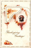 Thanksgiving Greetings With Turkey - Thanksgiving