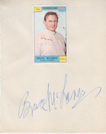 Bruce McLaren (†1970) Formula One  Champion -  Autograph On Page 12x15cm ,autografo, Autographe, - Autografi