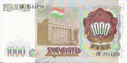 TAJIKISTAN  UNC  1994  1000 RUBLOS  P9 - Tadzjikistan
