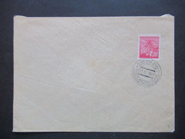 CSSR 21.10.1945 Nr.430 Mit Sonderstempel Ceske Budejovice 1 Kurz Nach Dem Ende Des 2.WK Ausgabe Lindenzweig - Covers & Documents