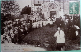 Vienne 38 Procession Du St Sacrement à Pipet (1913) Sortie Du Saint-Sacrement - Vienne