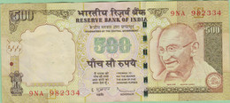 Inde - Billet De 500 Rupees - Mahatma Gandhi - 2011 - P99 - Indien