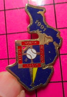 412c Pin's Pins / Beau Et Rare / THEME : SPORTS / BASE-BALL LITTLE LEAGUE NORTH REDFORD 1991 - Béisbol