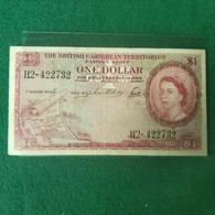 BRITISH CARIBBEAN 1 DOLLAR 1954 - Caribes Orientales