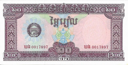 CAMBOYA  UNC  1979  20 RIELS  P31 - Cambodja