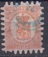 Finlande Administration Russe 1866 1870 Yvert 9 B Oblitere. Manque Des Dents - Used Stamps