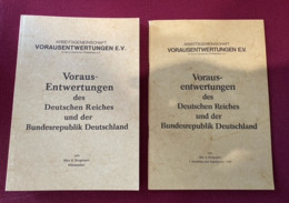 Preo, Precancel, Vorausentwertung, Katalog "Die Vorausentwertungen Des Deutschen Reiches Und Der BRD" + Nachtrag ! - Germania