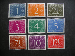 NETHERLANDS NEW GUINEA Numerals 1950 MNH - Nueva Guinea Holandesa