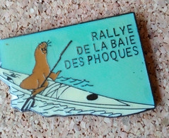 Pin's Rallye De La Baie Des Phoques Kayak Nautisme Baie De Somme - Kano