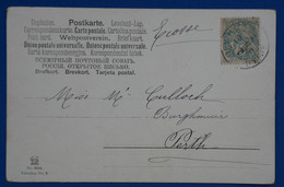 N18 SYRIE LEVANT BELLE CARTE 1910 BEYROUTH POUR PERTH ECOSSE + NAZARETH + AFFRANCHISSEMENT INTERESSANT - Cartas & Documentos