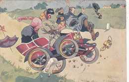 ILLUSTRATEUR  SCHOENPFLUG : L'Accident De Voiture. - Schoenpflug, Fritz