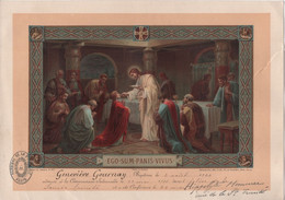 Certificat Baptême-Communion Solennelle-Confirmation/Paroisse De La Sainte Trinité/Paris/Geneviève GOURNAy/1935  DIP258 - Diplomas Y Calificaciones Escolares