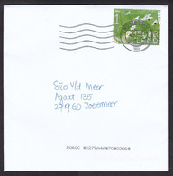 Netherlands: Cover, 2021, 1 Stamp, Daisy Flower, Flowers, Plant (traces Of Use) - Covers & Documents