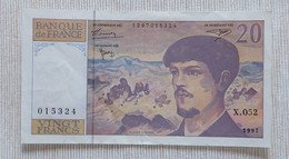 France 1997 - 20 Francs ‘Debussy’ - No X.052 015324 - P# 151i - Near UNC - 20 F 1980-1997 ''Debussy''