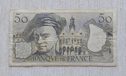 France 1978 - 50 Francs ‘Quentin De La Tour’- No P.12 749509 - P# 152a - VF - 50 F 1976-1992 ''Quentin De La Tour''