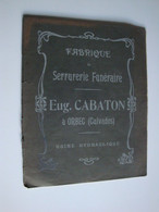 14,Orbec Fabrique De Serrurerie Funéraire,Eugène Cabaton,usine Hydraulique - 1900 – 1949