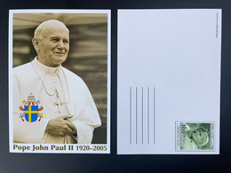 Sierra Leone 2020 Mi. ? Stationery Entier Ganzsache Pape Pope Papst John Jean Johannes Paul II Pastoral Visits - Papes