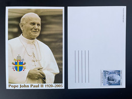 Sierra Leone 2020 Mi. ? Stationery Entier Ganzsache Pape Pope Papst John Jean Johannes Paul II Pastoral Visits - Sierra Leona (1961-...)