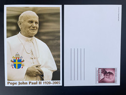 Sierra Leone 2020 Mi. ? Stationery Entier Ganzsache Pape Pope Papst John Jean Johannes Paul II Pastoral Visits - Papi