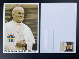 Sierra Leone 2020 Mi. ? Stationery Entier Ganzsache Pape Pope Papst John Jean Johannes Paul II Pastoral Visits - Papes