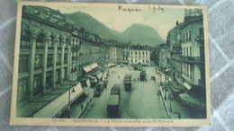 CPA -  10543. GRENOBLE La Place Grenette Et Le St Eynard - Grenoble