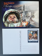 Djibouti Dschibuti 2016 Mi. 1189 - 1193 Stationery Entier Ganzsache Youri Gagarine Yuri Gagarin Space Espace Raumfahrt - Gibuti (1977-...)