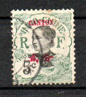 Col24 Colonies Canton  N° 53 Oblitéré Cote 3,00 € - Used Stamps