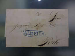 PRÉ-FILATELIA - ALMEIDA - ALD2 T.E AZUL - (08 MAIO 844) - ...-1853 Préphilatélie