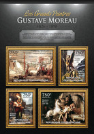 Central African Rep. 2013 MNH - GUSTAVE MOREAU.  Yvert&Tellier Code: 2590-2593  |  Michel Code: 3892-3895 - Repubblica Centroafricana