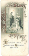 Image Religieuse De Souvenir De Première Communion En L'église De Gérardmer Vosges En 1919 - Andachtsbilder
