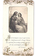 Image Religieuse De Souvenir De Première Communion Ecole Massillon Eglise St Paul St Louis En 1909 - Devotieprenten