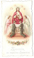 Image Religieuse De Souvenir De Première Communion En L'église St Vincent De Paul De Lille En 1901 - Andachtsbilder